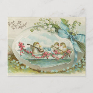 Vintage Ostern Feiertagspostkarte