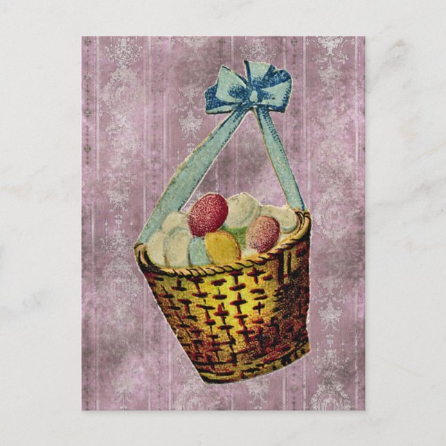 Vintage Ostern Postkarte (Vorderseite)