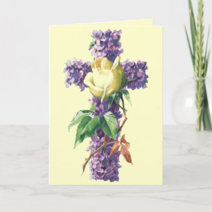 Vintage Ostern-Segen-Karte - religiös Feiertagskarte