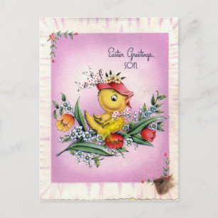 Vintage Osterpostkarte Feiertagspostkarte