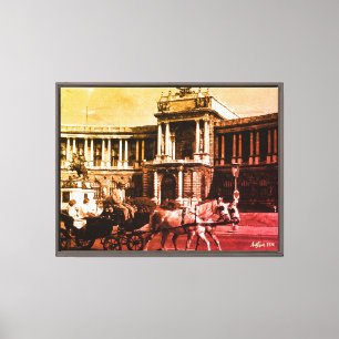 Vintage Österreich Wien Hofburgpalais Leinwanddruck