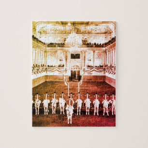 Vintage Österreich Wien Spanische Courbette Puzzle
