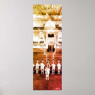 Vintage Österreich Wien Spanische Hofreitschule Poster