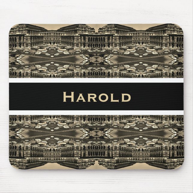 Vintage Österreich Wien Staatsoper Oper Mousepad (Vorne)