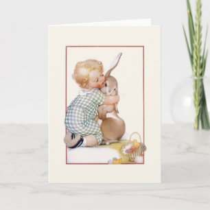 Vintage Osterschluchten Grußkarte Feiertagskarte