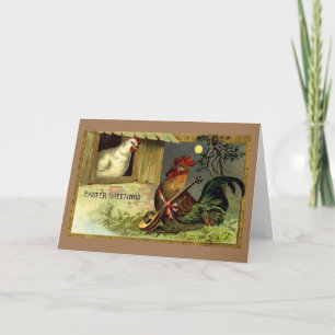 Vintage Osterserie-Liebe Feiertagskarte