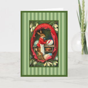 Vintage Ostersonnkarte Feiertagskarte