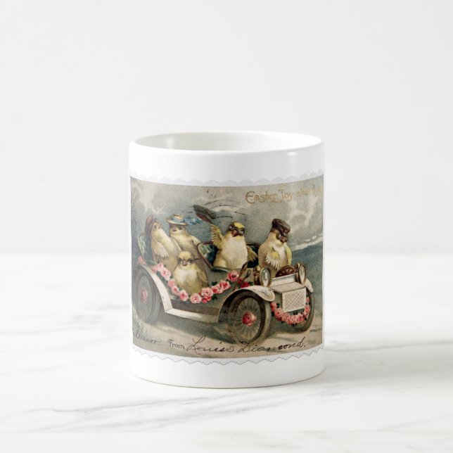 Vintage Osterstäbchen Kaffeetasse (Mittel)