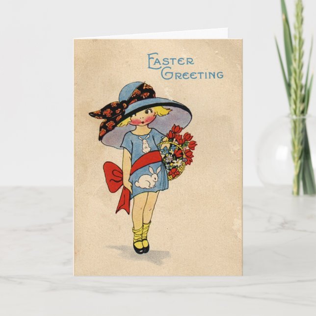 Vintage OsterSüsse - Karte (Vorderseite)