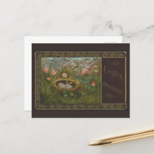 Vintage OSTKARTE Feiertagspostkarte