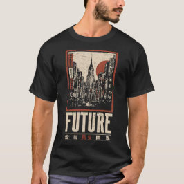 Vintage Oststadt | Urban Skyline Portrait T-Shirt