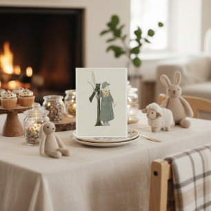 Vintage Ottilia Adelborg Blumennummer - 1 Postkarte