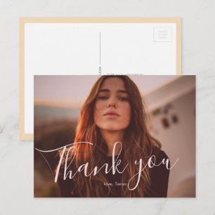 Vintage-Overlay 1 Abschluss Danke Postkarte