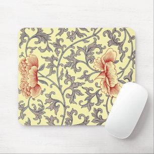 Vintage Owen Jones Chinoiserie Pfingstrosen Blumen Mousepad