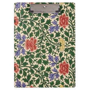 Vintage Owen Jones Chinoiserie Pfingstrosen-Muster Klemmbrett