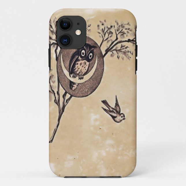 Vintage Owl Case-Mate Hülle (Rückseite)