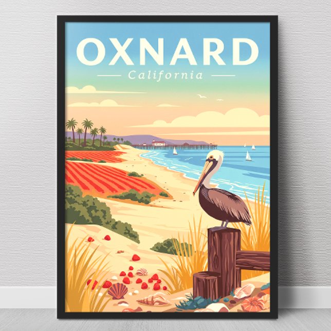 Vintage Oxnard Kalifornien Poster (Von Creator hochgeladen)