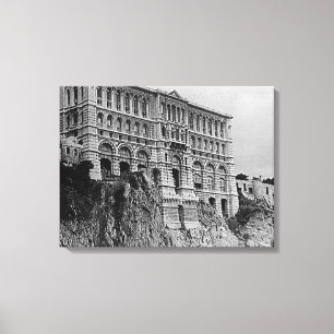Vintage Ozeanographisches Museum Monaco Leinwanddruck