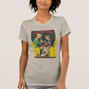 Vintage-Paar mit Limonade T-Shirt