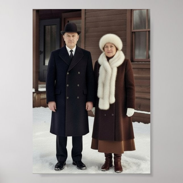 Vintage Paar Poster (Vorne)