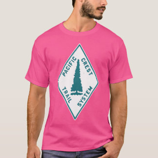 Vintage Pacific Crest Trail Marker Schild Retro Hi T-Shirt