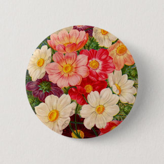 Vintage Packkarten für Saatgut, Porto, Geschenke Button