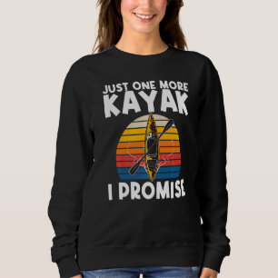 Vintage-Paddeln für Männer Frauen Kayak-Paddeln Sweatshirt