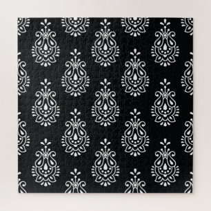 Vintage-Paisleymuster, nahtloses elegantes Muster. Puzzle