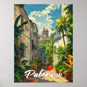 Vintage Palermo  Poster