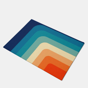 Vintage Palette des 70ers Fußmatte