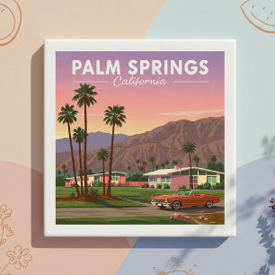 Vintage Palm Springs Kalifornien Fliese