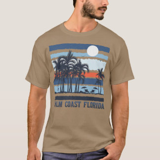 Vintage Palmenküste Florida Sommer Retro 80er Beac T-Shirt