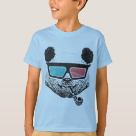 Vintage Panda 3-D-Brille T-Shirt