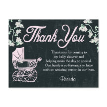 Vintage Panoramadusche Vielen Dank Karten