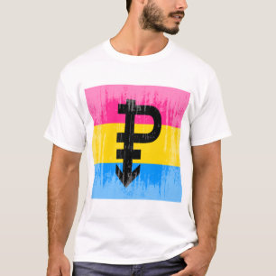 Vintage Pansexual Flagge T-Shirt