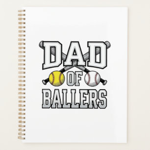 Vintage Papa der Ballspieler Baseball Softball T-S Planer