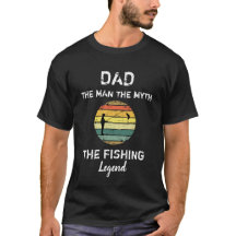 Vintage Papa Der Mann Der Mythos Die Fischerei-Leg