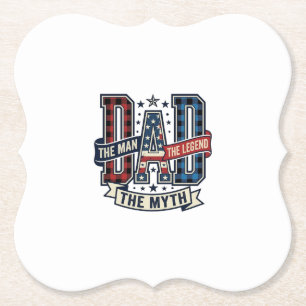 Vintage Papa Der Mann Der Mythos Die Legende-Shirt Untersetzer