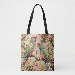 Vintage Papageien Kunst