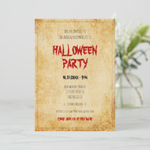 Vintage-Papier-Halloween-Party