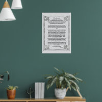 Vintage-Papier-Look Desiderata-Gedicht von Max Ehr