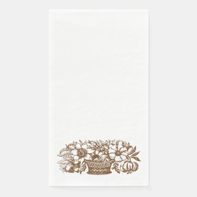 Vintage Papierhandtücher Serviette (Vorderseite)