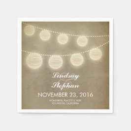 Vintage Papierserien Serviette