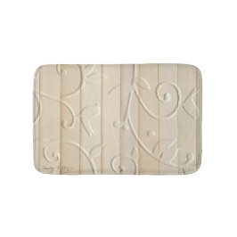 Vintage Papierstreifen Badematte