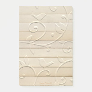 Vintage Papierstreifen Design - Post-it Notizblock