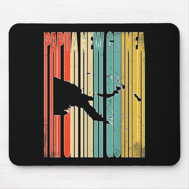 Vintage Papua New Guinea  Mousepad (Vorne)