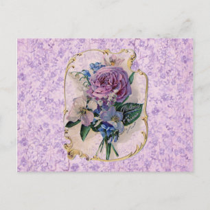 Vintage Parfüm-Ad-Postkarte Postkarte