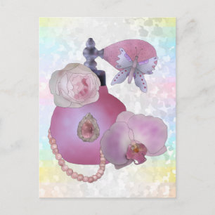 Vintage Parfüm   Postkarte