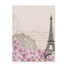 Vintage Paris Eiffel tower print