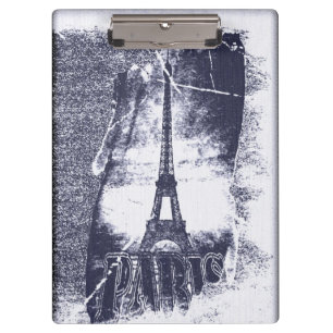 Vintage Paris Eiffelturm 4 Klemmbrett